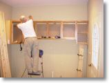 mounting the cabinets