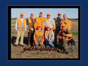 Back: Les, Ron, Billy, Bob, Allan, Chuck.  Front: Laura, Marla, Tim and Duchess.