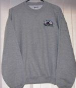 Sweatshirt with embroidered Hickory Hollow logo